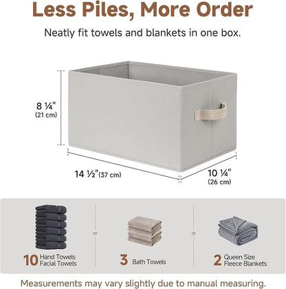 StorageWorks Storage Baskets for Shelves, Foldable Fabric Closet Storage Bins - Image 5