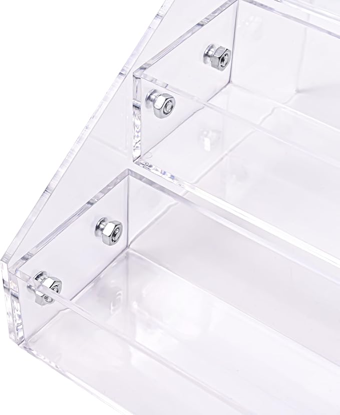 Kingtaily 7 Tiers Layers Organizer Rack Stand Holder Large Capacity Acrylic - Image 8