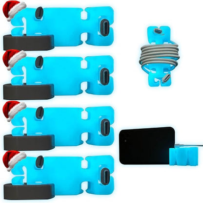 GlowBrick Stocking Stuffers for Adults Cord Management Weighted Cord Holder by CordBrick