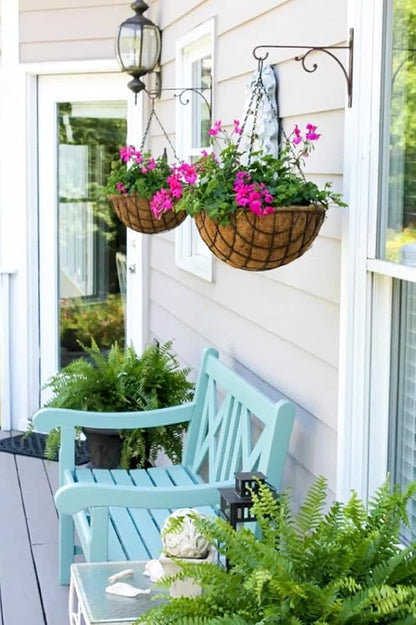 Kingbuy 10 Inch Metal Hanging Planter Basket - Image 2