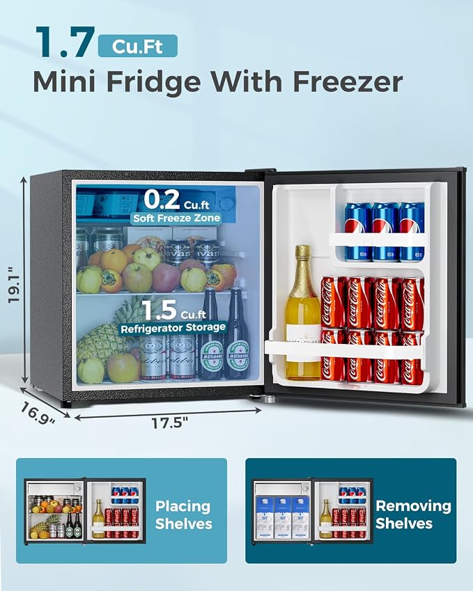 Small Fridge with Freezer - Image 2