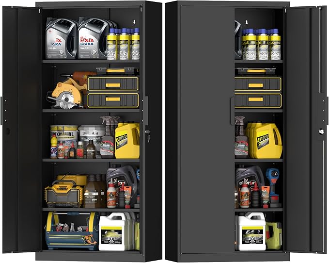 Metal Tall Storage Cabinet, Heavy Duty Locking Cabinets by STEELIST