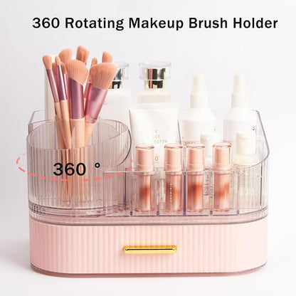 360° Rotating Makeup Organizer - Image 2