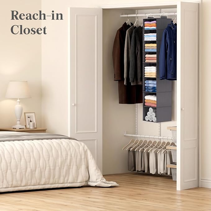 Lifewit 8 Tier Hanging Closet Organizer and Storage - Image 8