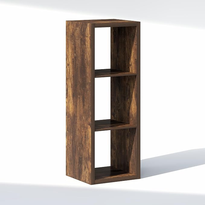 Furinno Cubic Closet Organizers and Storage, 3-Cube Closet Organizer, Open - Image 7