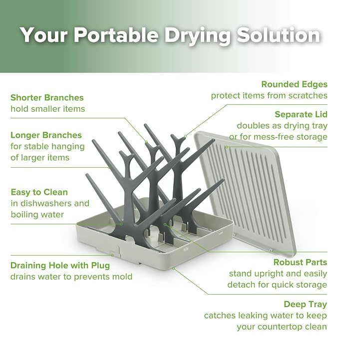 haakaa Portable Baby Bottle Drying Rack - Image 4