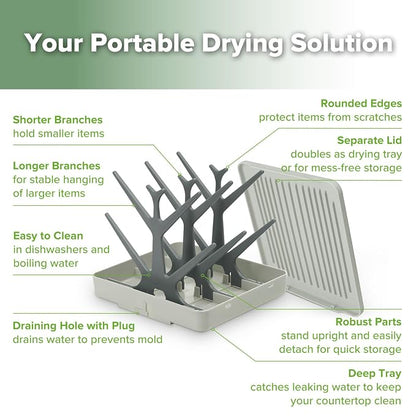 haakaa Portable Baby Bottle Drying Rack - Image 4
