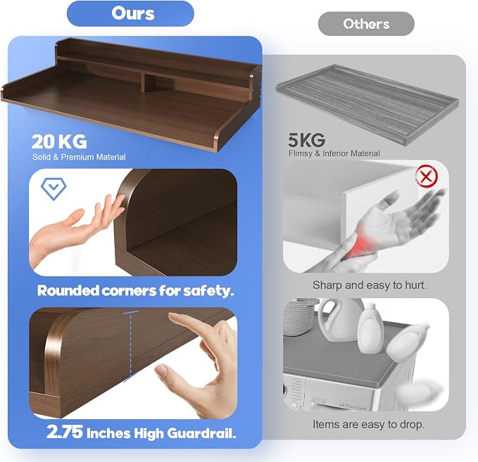 2-Tier Washer and Dryer Countertop - Image 4