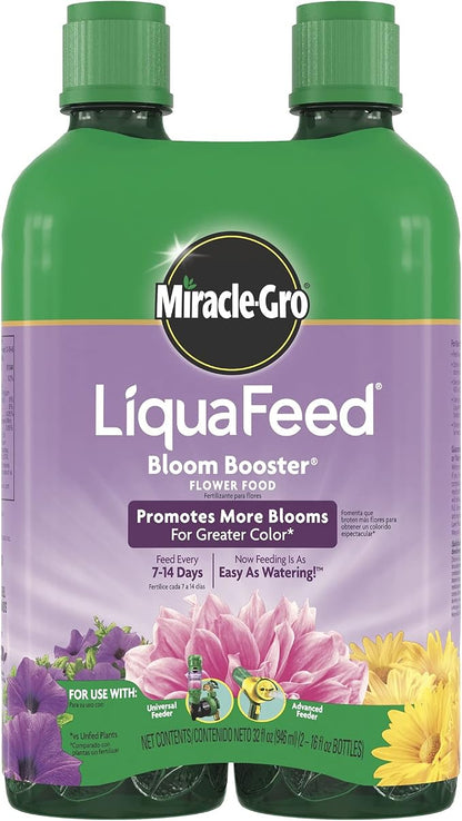 Miracle-Gro Liquafeed Bloom Booster Flower Food, Refill Bottles by Unknown