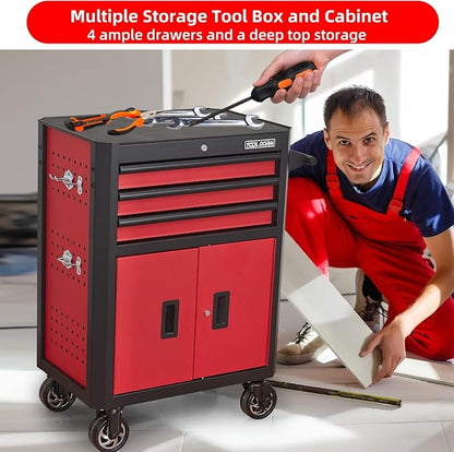 Rolling Tool Chest with Locking Wheels - Image 5