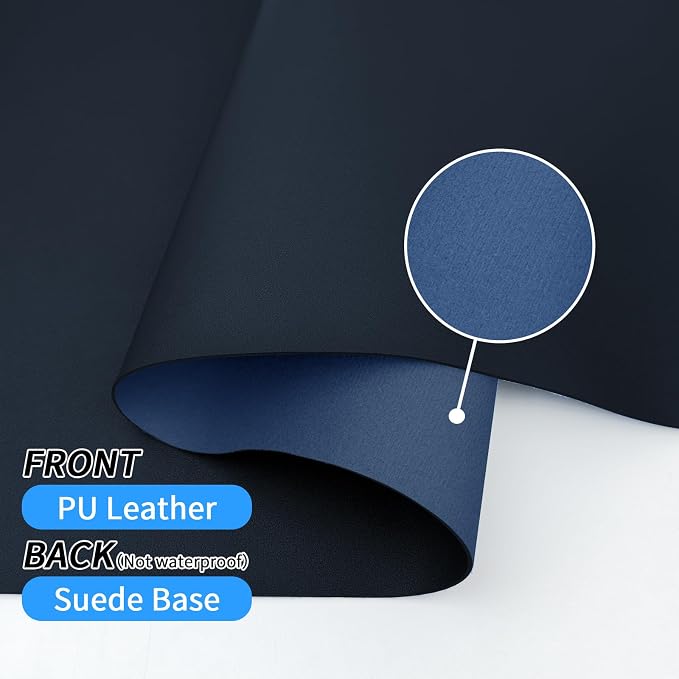 Bloss Dark Blue Desk Mat, Desk Matt - Image 6