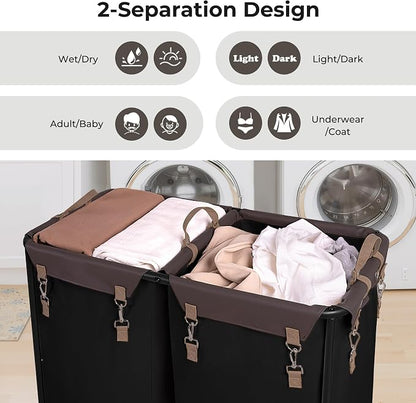 StorageWorks 280L Large Lanudry Hamper - Image 4