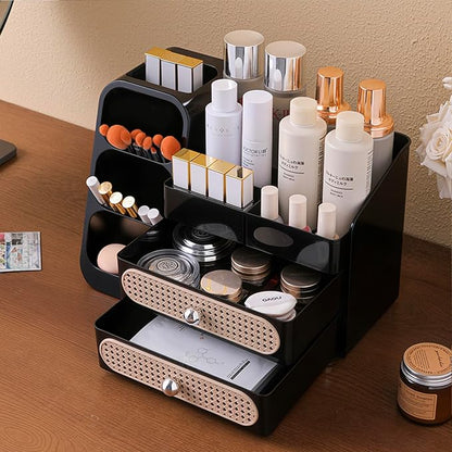 Aveniee Makeup Organizer with Drawers, Large Bathroom Countertop Organizer - Image 2