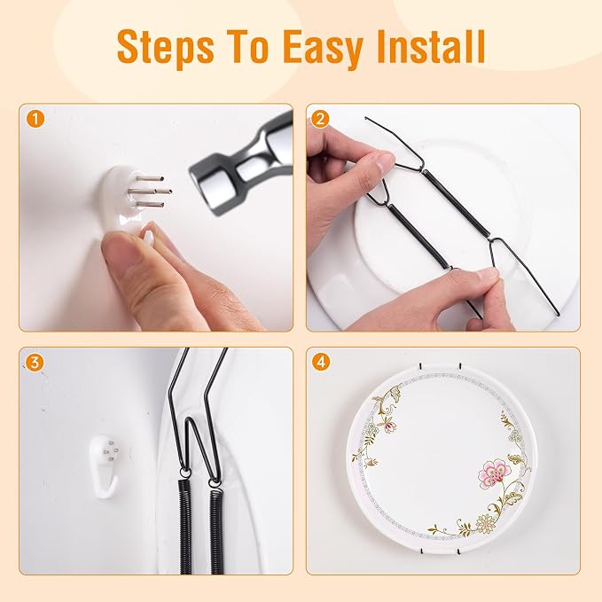 Bilillo 14 Pcs Plate Hangers for Wall - Image 5