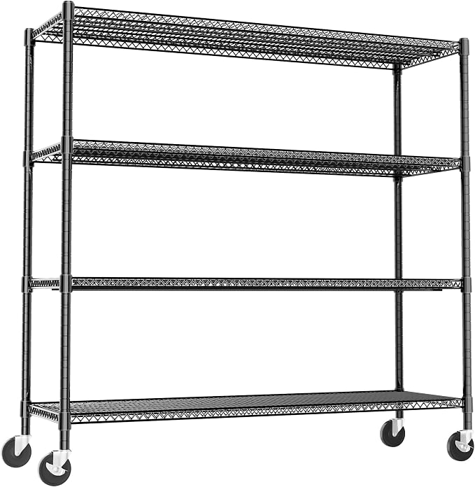 Heavy Duty Shelving, 76.2" H Garage Shelving Unit - Image 8