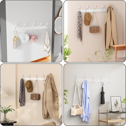 Coat Rack Wall Mount, 17.3 in Wall Hooks - Image 7