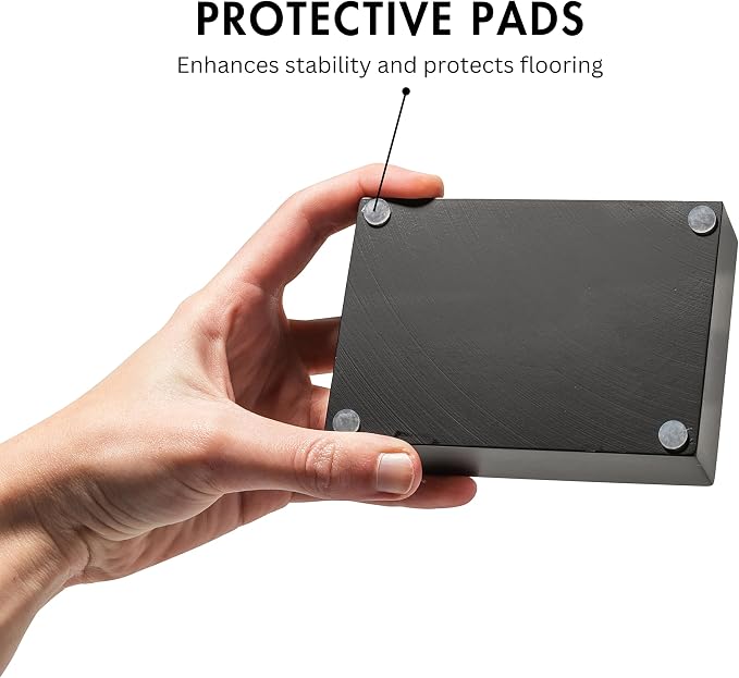 Matte Black Square Soap Dish, Hand Soap Holder - Image 3