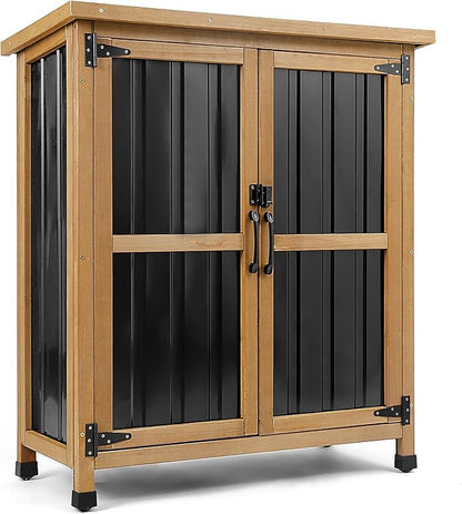 Weatherproof Outdoor Storage Cabinet by PETSCOSSET