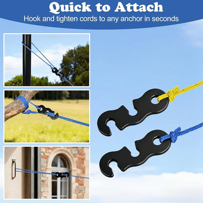 2 Pack Travel and Camping Clothesline - Image 5