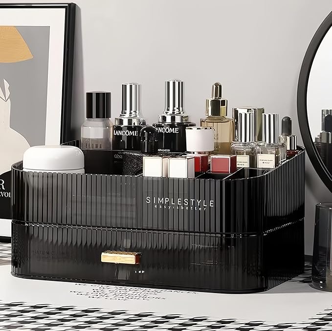 Makeup Organizer for Vanity, Large Desk Organizer by DecorcodeDecoryourhome