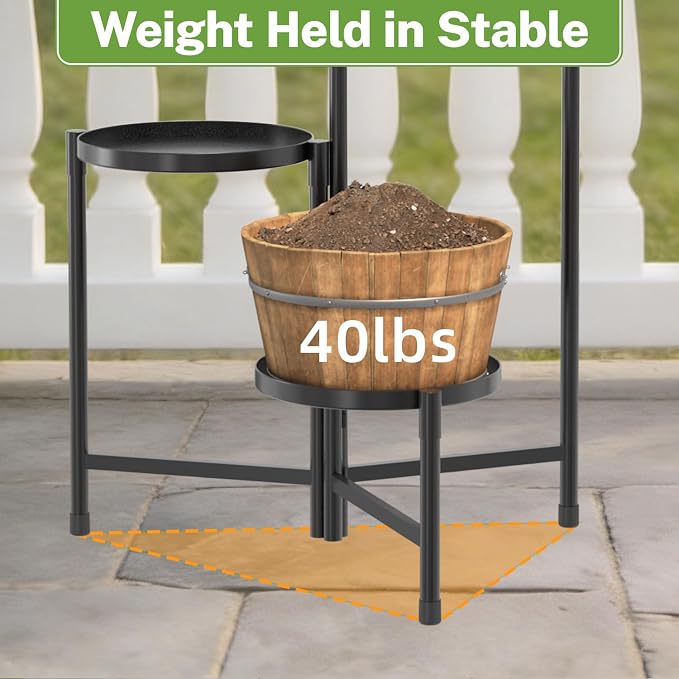 iDavosic.ly 3 Tier Large Plant Stand Indoor - Image 4
