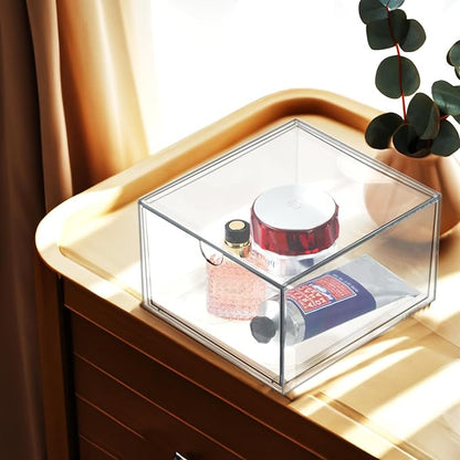Clear Drawer, Arclic Box, Makeup Organizer Container, Tissue Dryer Sheet Holder - Image 5