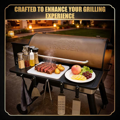 QuliMetal Folding Front Shelf for Traeger Pro 34, Texas Elite 34, Century 885 - Image 6