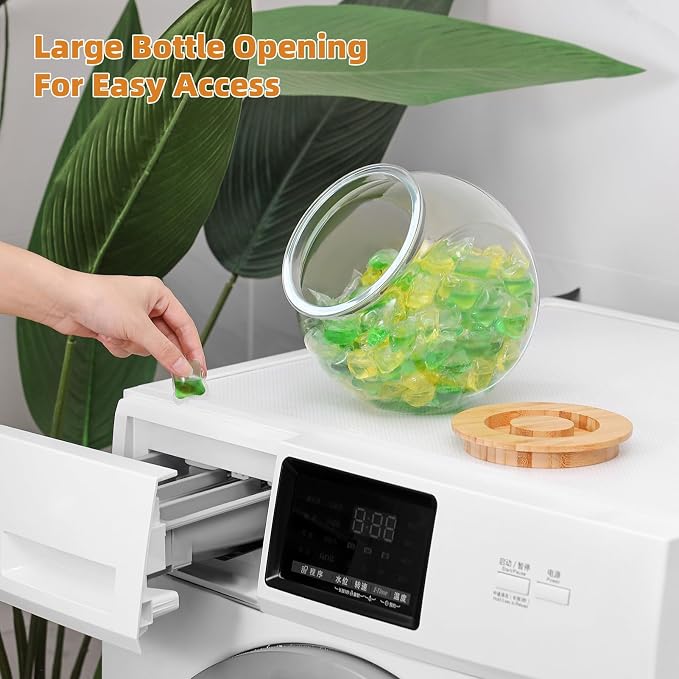 SUBEKYU Dryer Ball Holder for Laundry Room Organization, 0.85 Gallon Laundry - Image 4