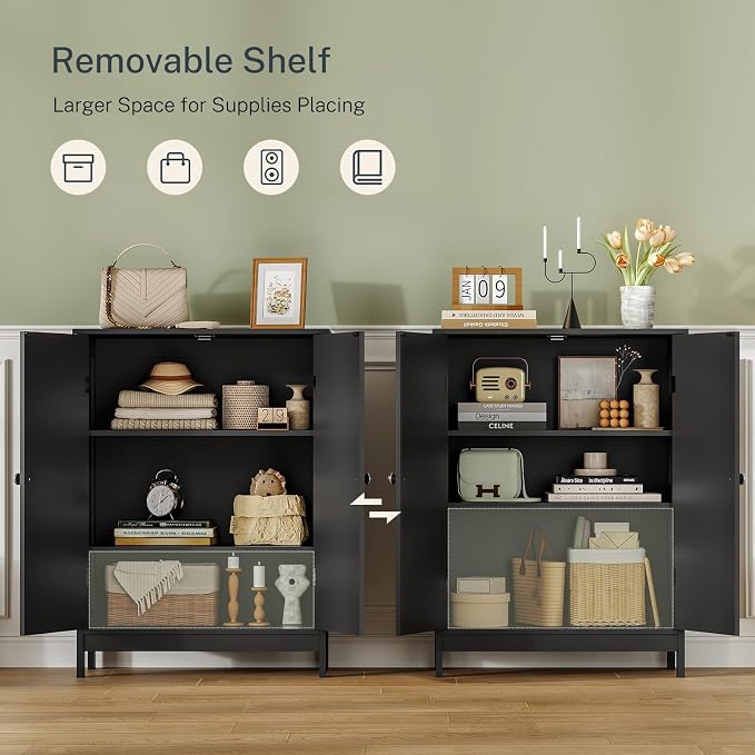 Iwell Bathroom Cabinet, Bathroom Storage Cabinet - Image 5