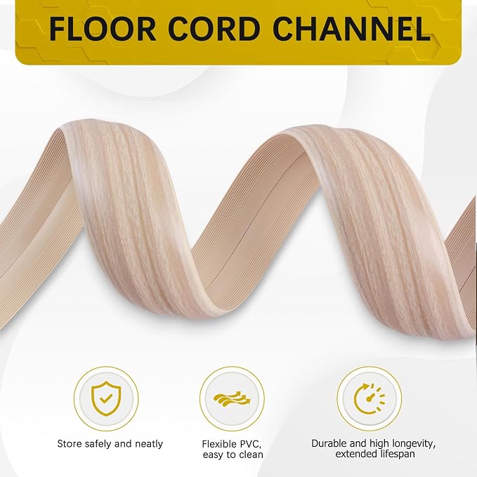 Floor Cord Cover 10FT Cord Covers - Image 3