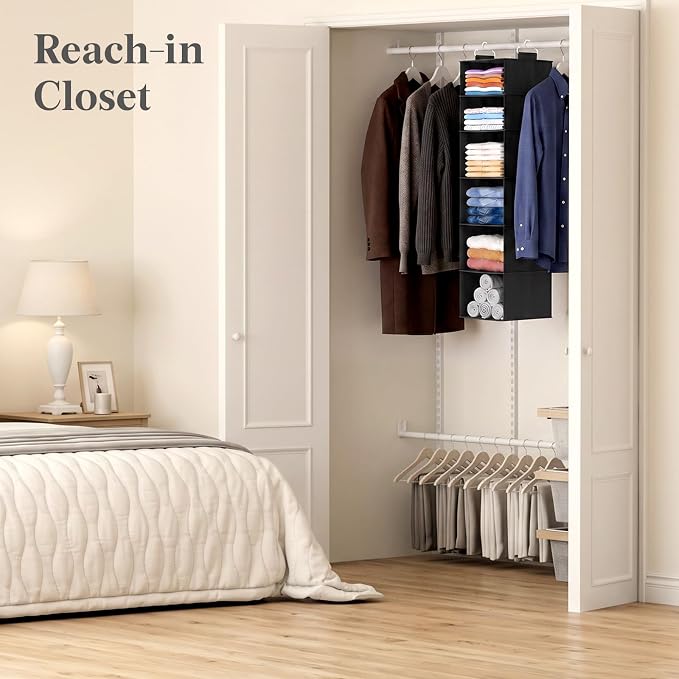 Lifewit 6 Tier Hanging Closet Organizer and Storage - Image 8