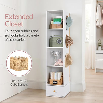 Best Choice Products Rotating Mirror w/Storage Cabinet, 360 Swivel Jewelry - Image 3
