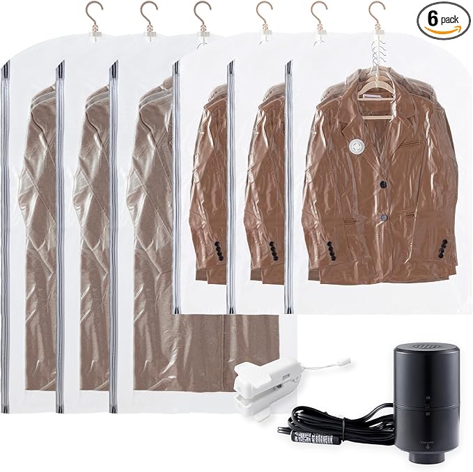 TAILI Hanging Vacuum Sealer Suction Space Saver Storage Bags by TAILI