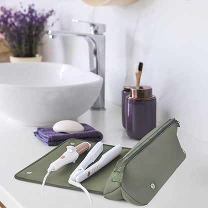 BAREFOOT CARIBOU Hair Tools Travel Bag and Heat Resistant Mat - Image 10