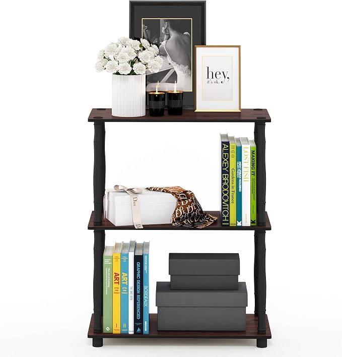 Furinno Turn-N-Tube 3-Tier Compact Multipurpose Shelf Display Rack - Image 4