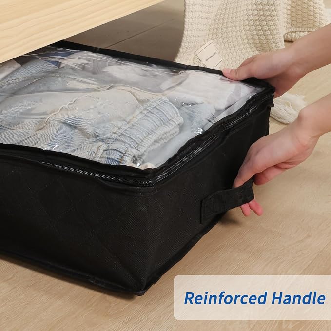Fixwal Black Underbed Storage Bags - Image 5