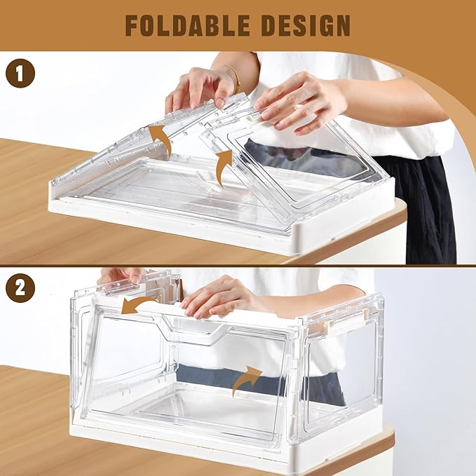 Freebat Collapsible Plastic Storage Bins - Image 5