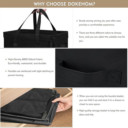 DOKEHOM 90L X-Large Laundry Basket - Image 4