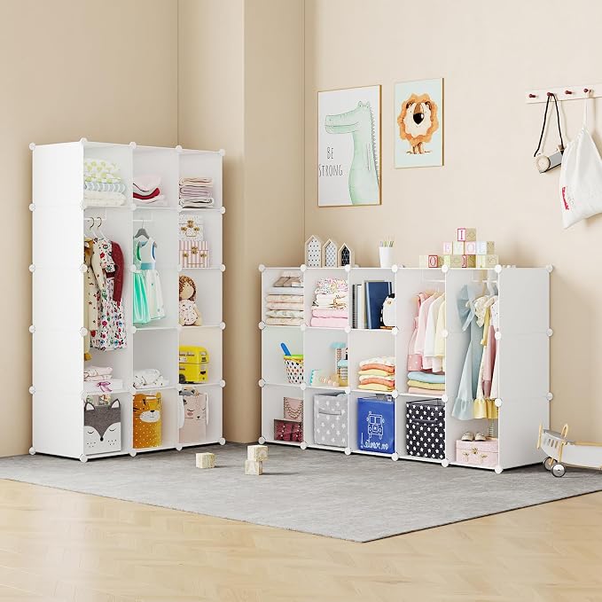 Modular Baby Wardrobe Closet, Portable Children Organizers and Storage - Image 6