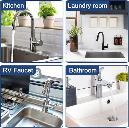 Meiliweser Silicone Faucet Mat for Kitchen Sink – Gen 3 10° Slope Splash Guard - Image 6