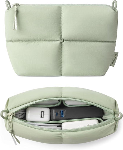 Comfyable Puffy Electronics Organizer Travel Case, Cute Tech Pouch by Comfyable