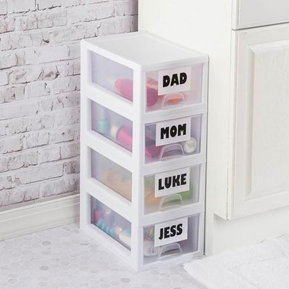 Sterilite 6-Pack Stacking Drawer, 6 Quart, and Makeup Organization - Image 6
