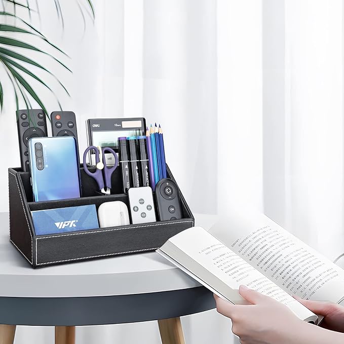 KINGFOM Pu Leather Desk Organizer - Image 7