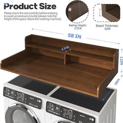 2-Tier Washer and Dryer Countertop - Image 2