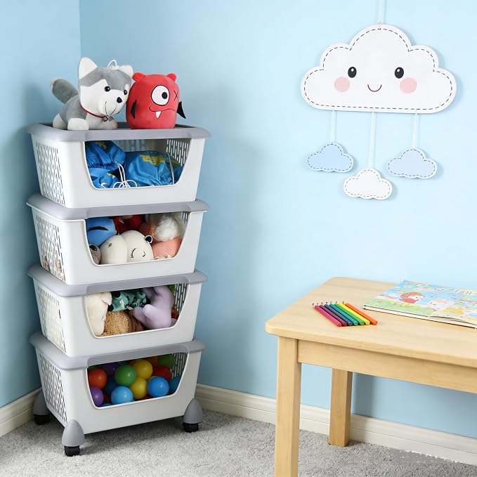 5-Tier Stackable Storage Bins - Image 7