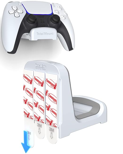 TotalMount Holder for PS5 Controller – Premium Mount Will Not Damage Your Wall by TotalMount