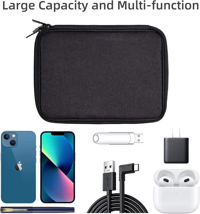 Electronics Organizer Travel Case Cord Cable Charger Organizer Bag Travel - Image 3