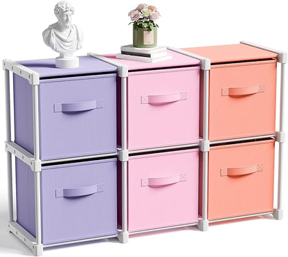 Briwooody 6 Cube Storage Organizer Bins by Briwooody