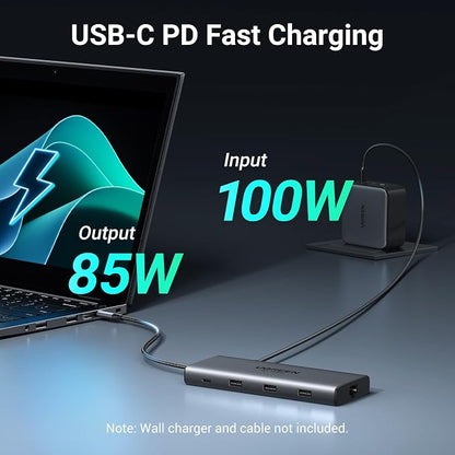 UGREEN 10-in-1 USB C Docking Station, Dual HDMI 4K@60Hz, Single 8K@30Hz - Image 5