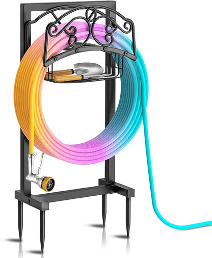 Garden Hose Holder, Metal Water Hose Holder by JSYONII